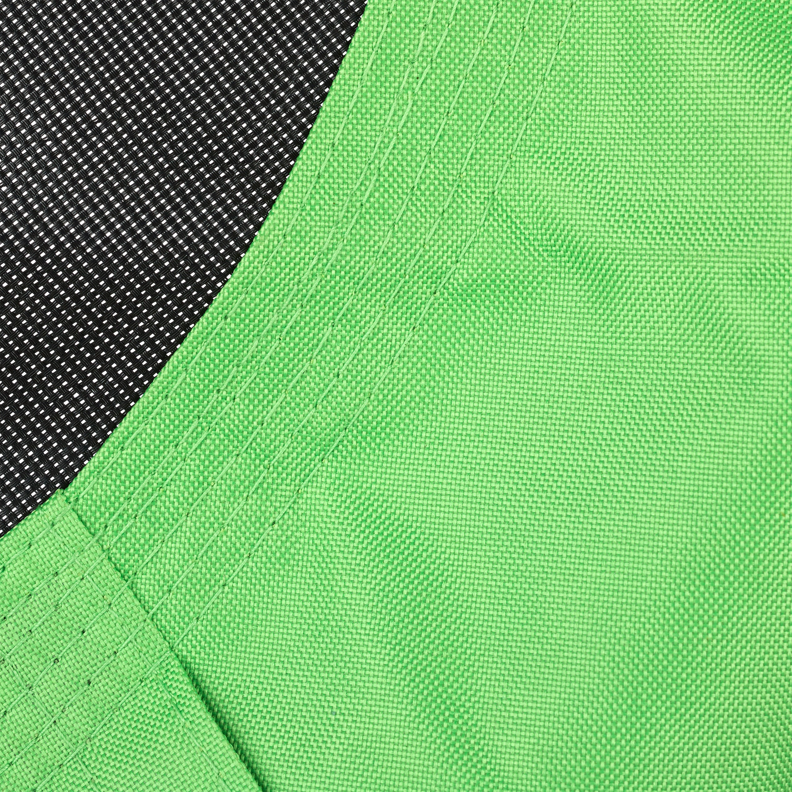 Balançoire nid d'oiseau rond 110 cm à suspendre enfant adulte jardin extérieur Ø 110 cm, 100 kg, vert, Relaxdays - 8