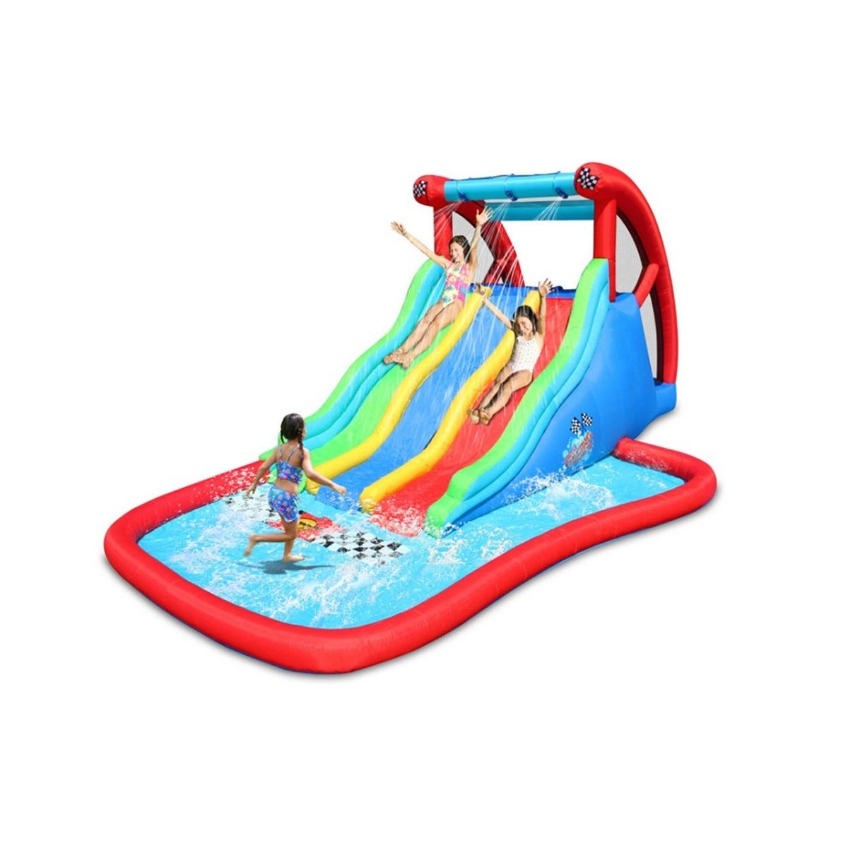 Scivolo piscina per bambini Priscille rosso o giallo - Scivoli per piscine Scivolo piscina per bambini Priscille rosso o giallo - Scivoli per piscine