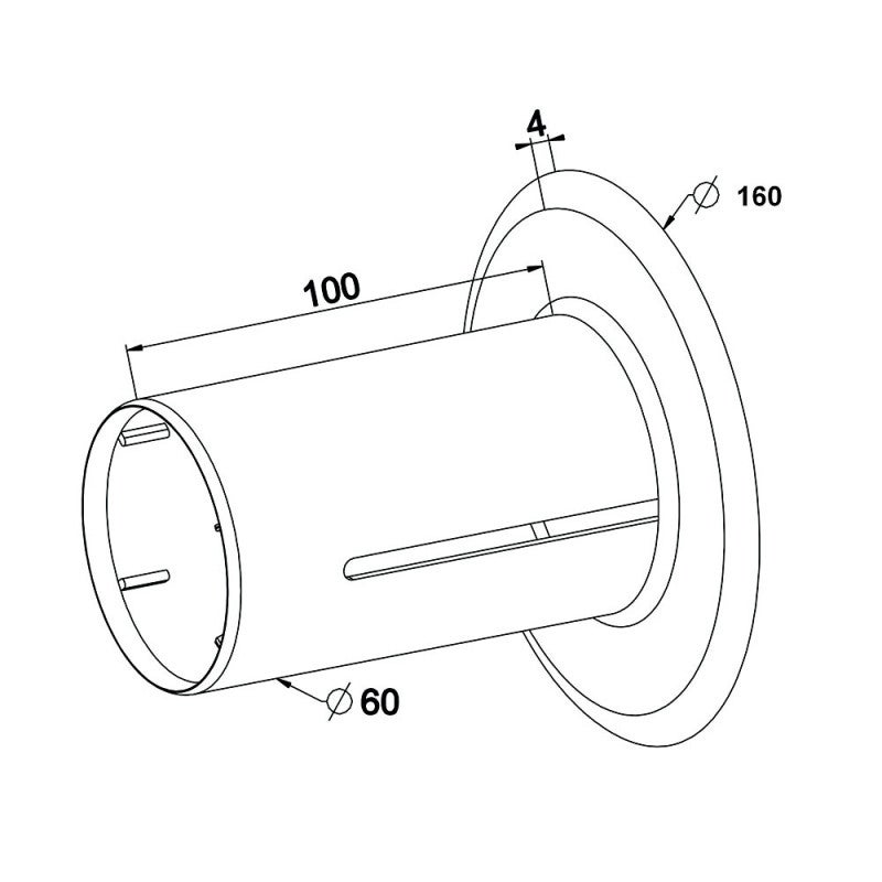 Flasque de guidage pour tube ZF 54 - 2