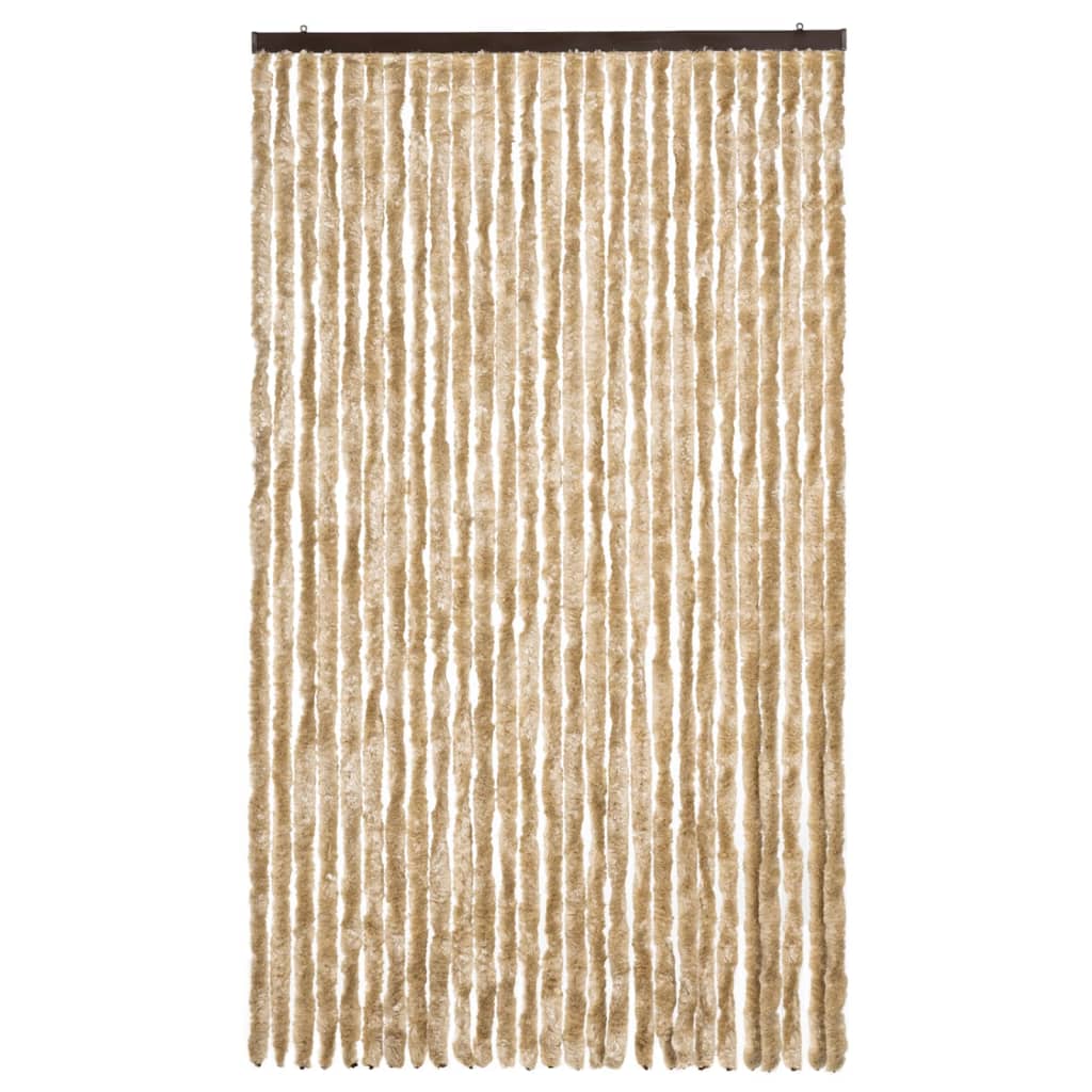 Moustiquaire | Rideau anti-moustique beige 118x220 cm chenille CFW45093 - 3