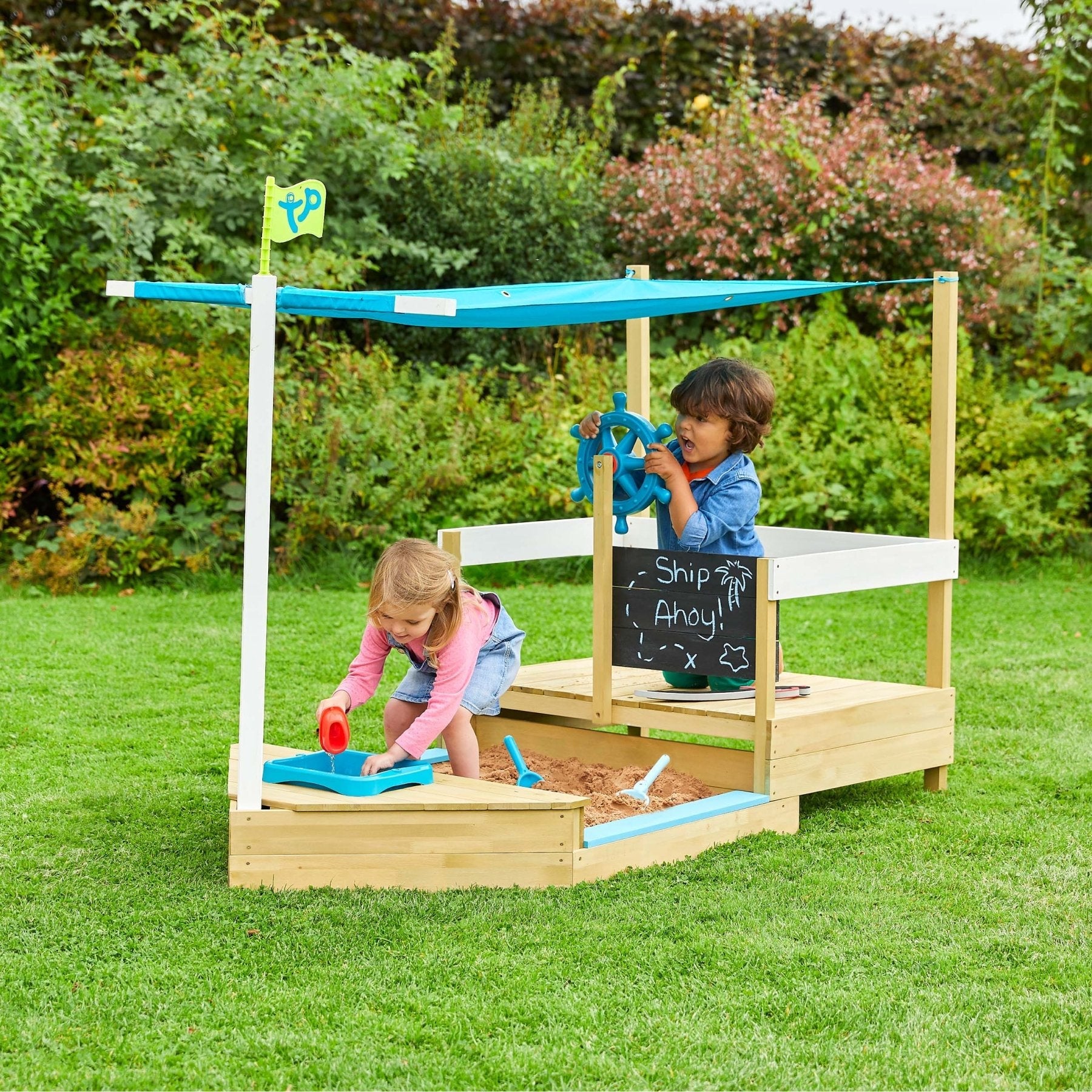 Bac à sable enfant bateau pirate AHOY bois FSC® - 2