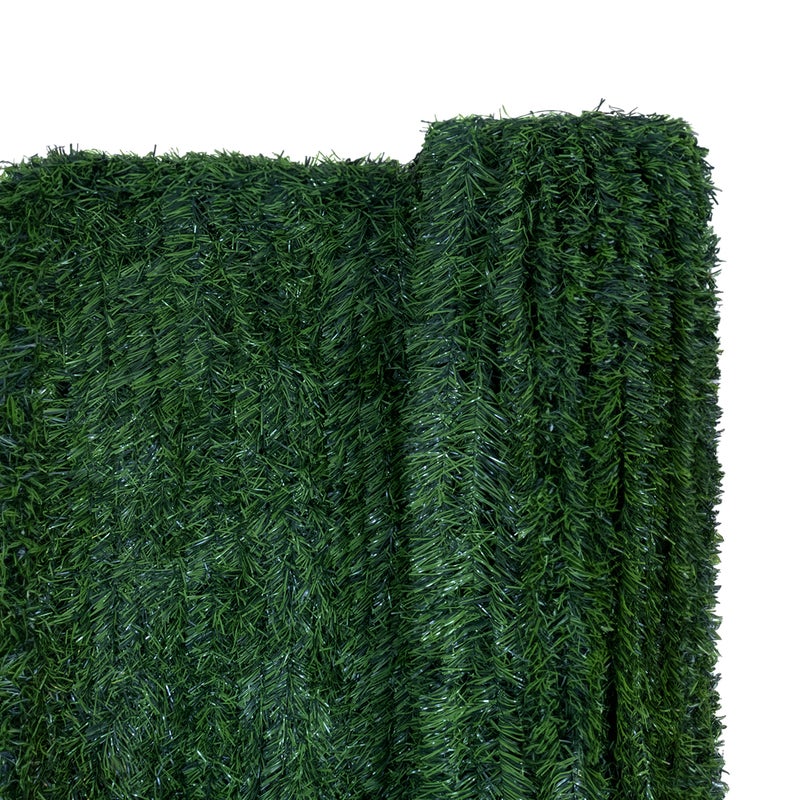 PICO Sztuczny żywopłot 1,8x3M Ekran chroniący przed wilgocią, 90 pasm PVC