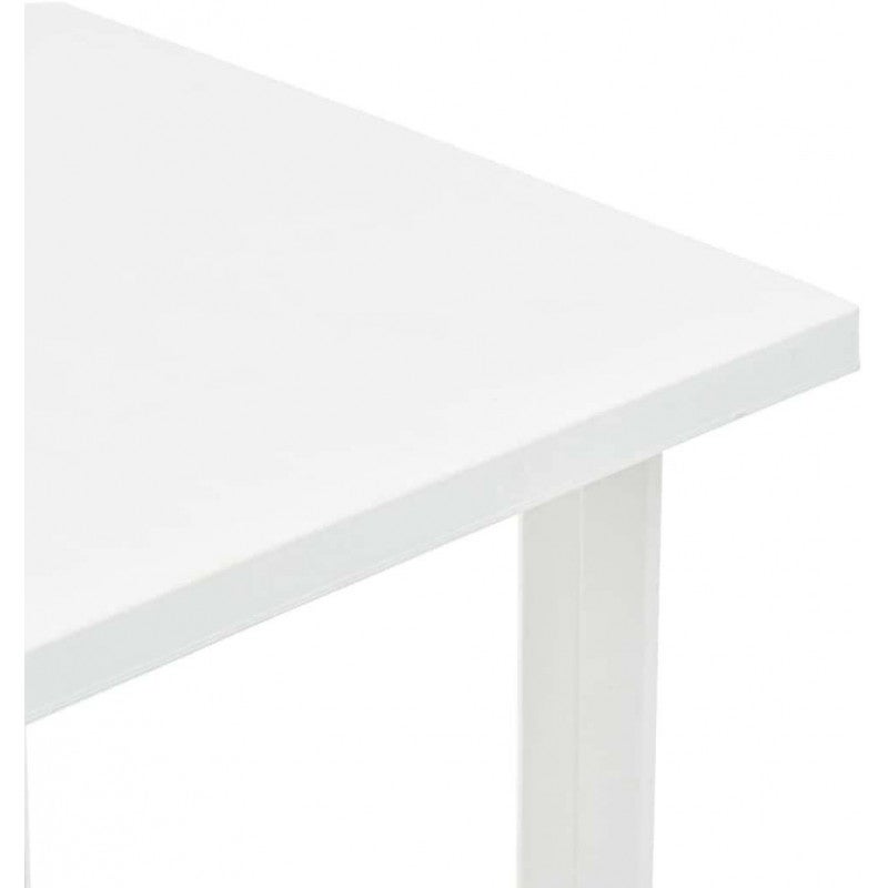 Table de jardin extérieur en résine Bow blanc 80x75 cm - 2