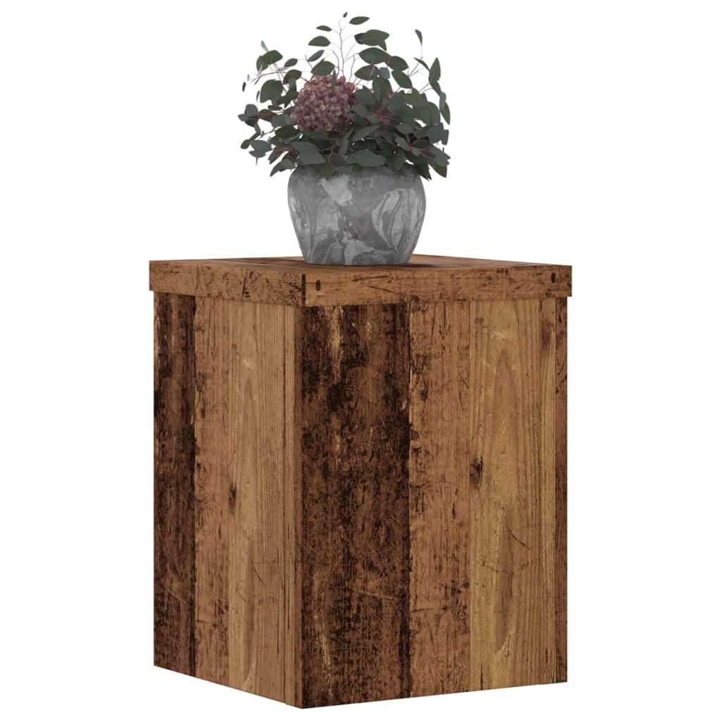 Maison Exclusive - Supports pour plantes 2 pcs vieux bois bois d'ingénierie - 3