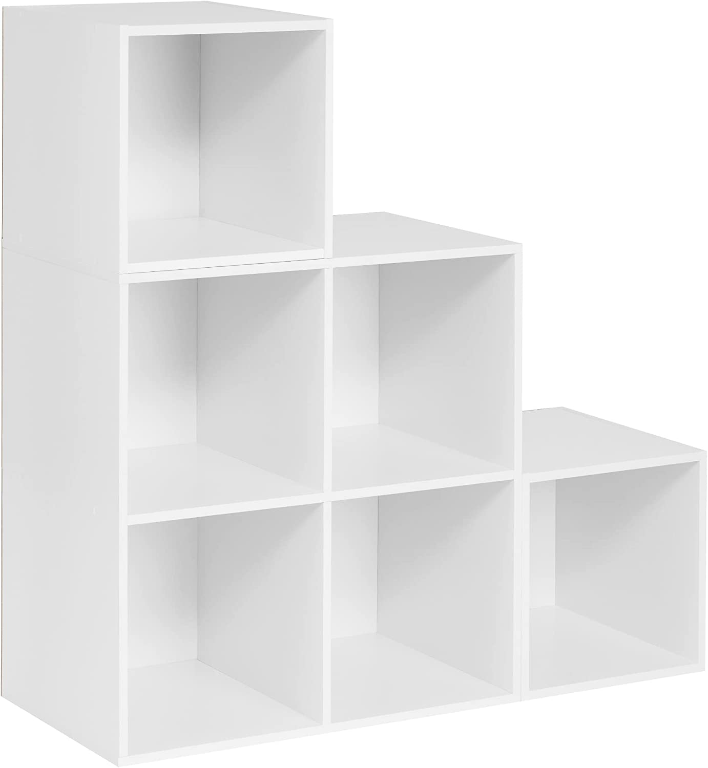 📚 Bibliothèque VASAGLE 6 Cubes étagères - Meuble De Rangement En Bois Chêne - LBC203H - NEUF
