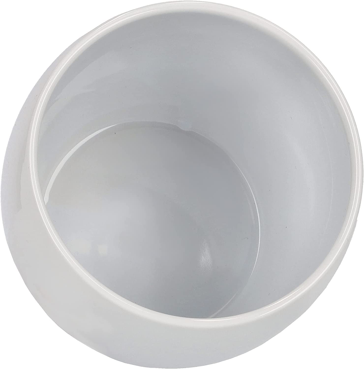 Pot de Fleurs en Céramique - Diamètre : 13 cm - Pour Fleurs et Plantes Blanc - KOTARBAU - 4