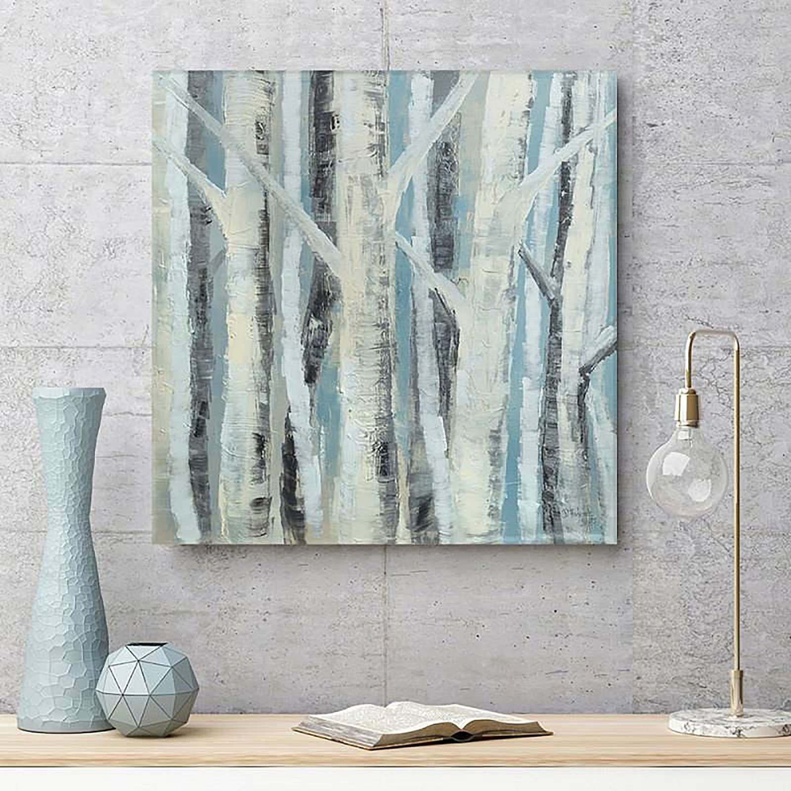 Tableau bois bouleau 2 - 80 x 80 cm - 2