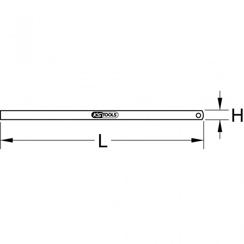 Réglet KS TOOLS - Flexible - 150 mm - 300.0101 - 5