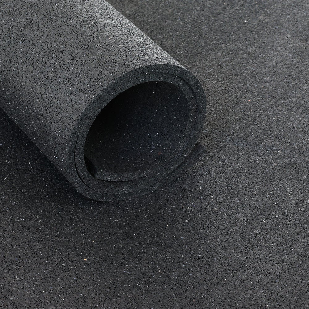 Suelo deportivo *estándar* - rollo de 12,5 m2 - grosor 6 mm - negro