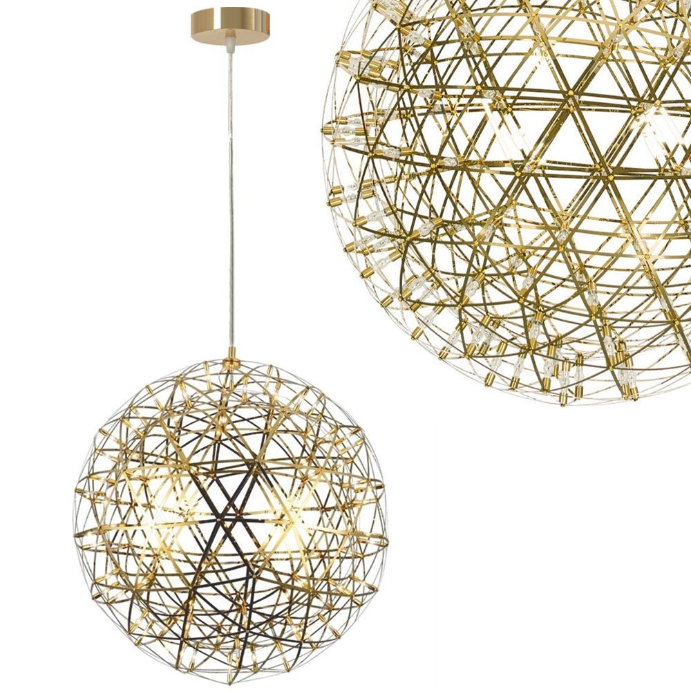 Lampa Sufitowa Wisząca Led Toolight Led App1505-Cp Złoty