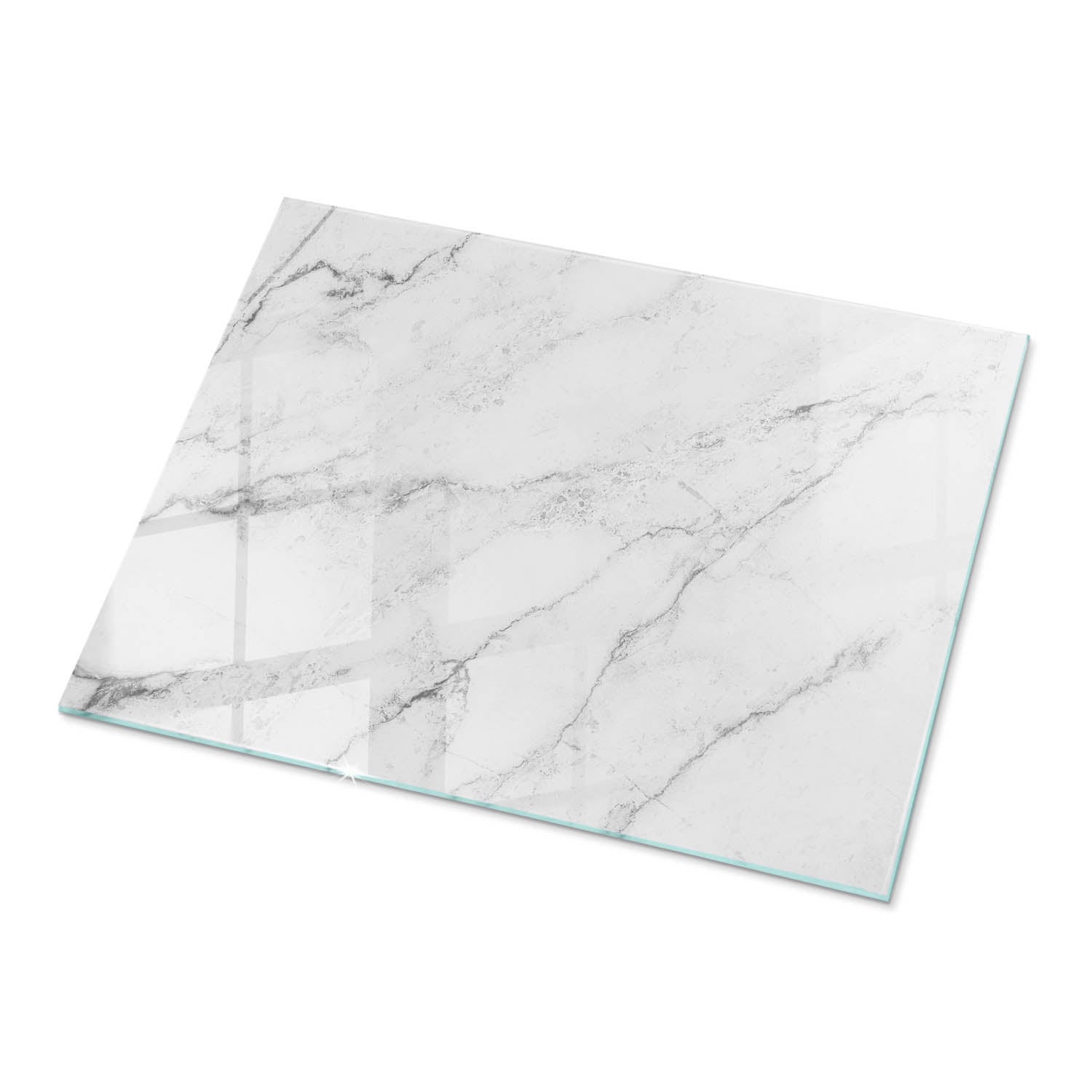 Płyta na blat stołu, dekoracyjne, do salonu, do kuchni | kwadrat | Wzór marmurowej powierzchni | 80x60