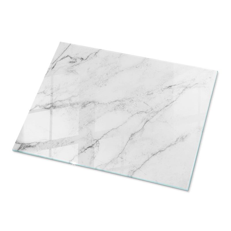 Płyta na blat stołu, dekoracyjne, do salonu, do kuchni | kwadrat | Wzór marmurowej powierzchni | 80x60