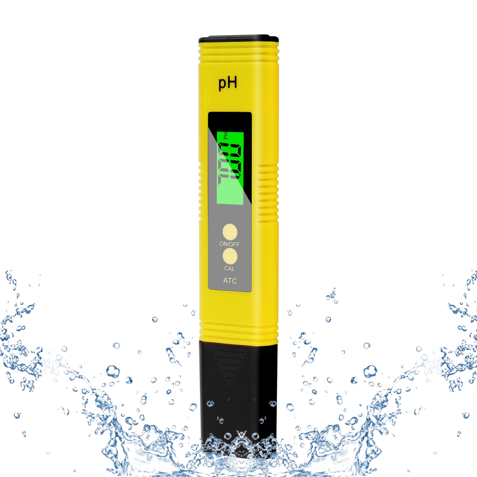 Cyfrowy miernik pH 4 w 1, Tester pH 4 w 1, pH-metr z ekranem LCD, Tester jakości wody do wody pitnej, basenu
