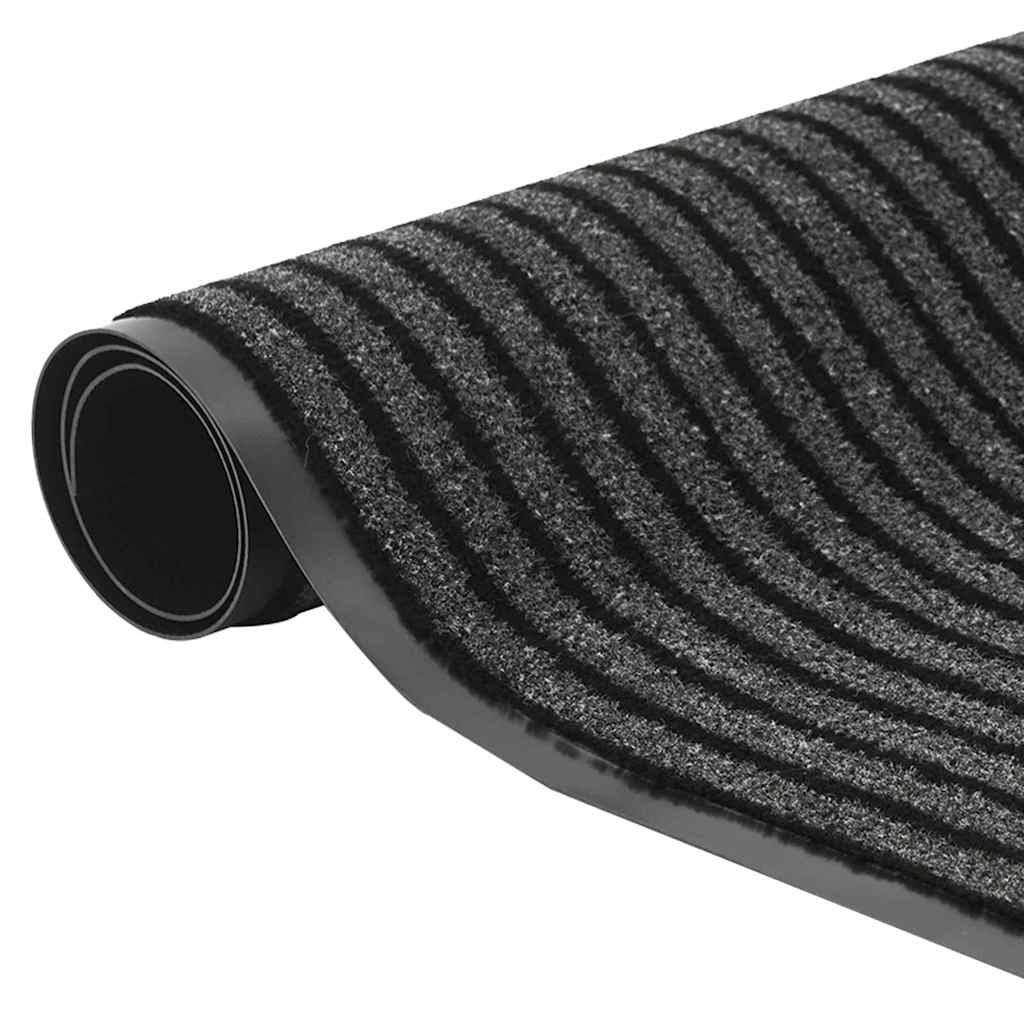 Dywanik wejściowy Czarny 60 x 90 cm polipropylen vidaXL - 5