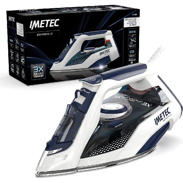 IMETEC - ZeroCalc Pro Ceramic PS2 2400 Ferro Da Stiro Con Caldaia Continua Potenza 2100 Watt - Foto 3