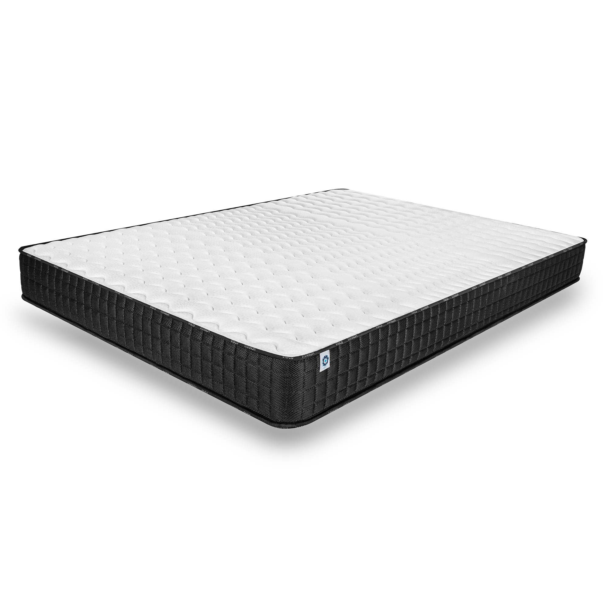 Matelas Titanium 90x200 cm - Mousse à mémoire de forme HR - Blue Latex - Epaisseur 20 cm - 7 Zones - Respirant - Hypoallergénique - 5