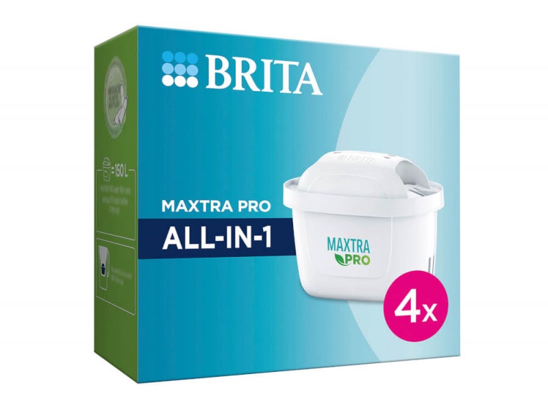Filtr wody Brita MAXTRA PRO Zestaw 4 wkładów filtrujących i uniwersalna kompatybilność
