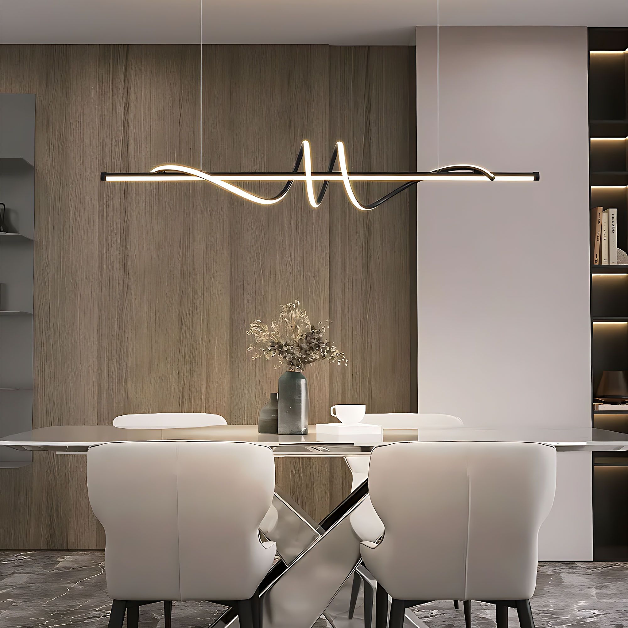 Lampa Sufitowa Wisząca Led Toolight Lhj023-Cp Czarny 120Cm - 2