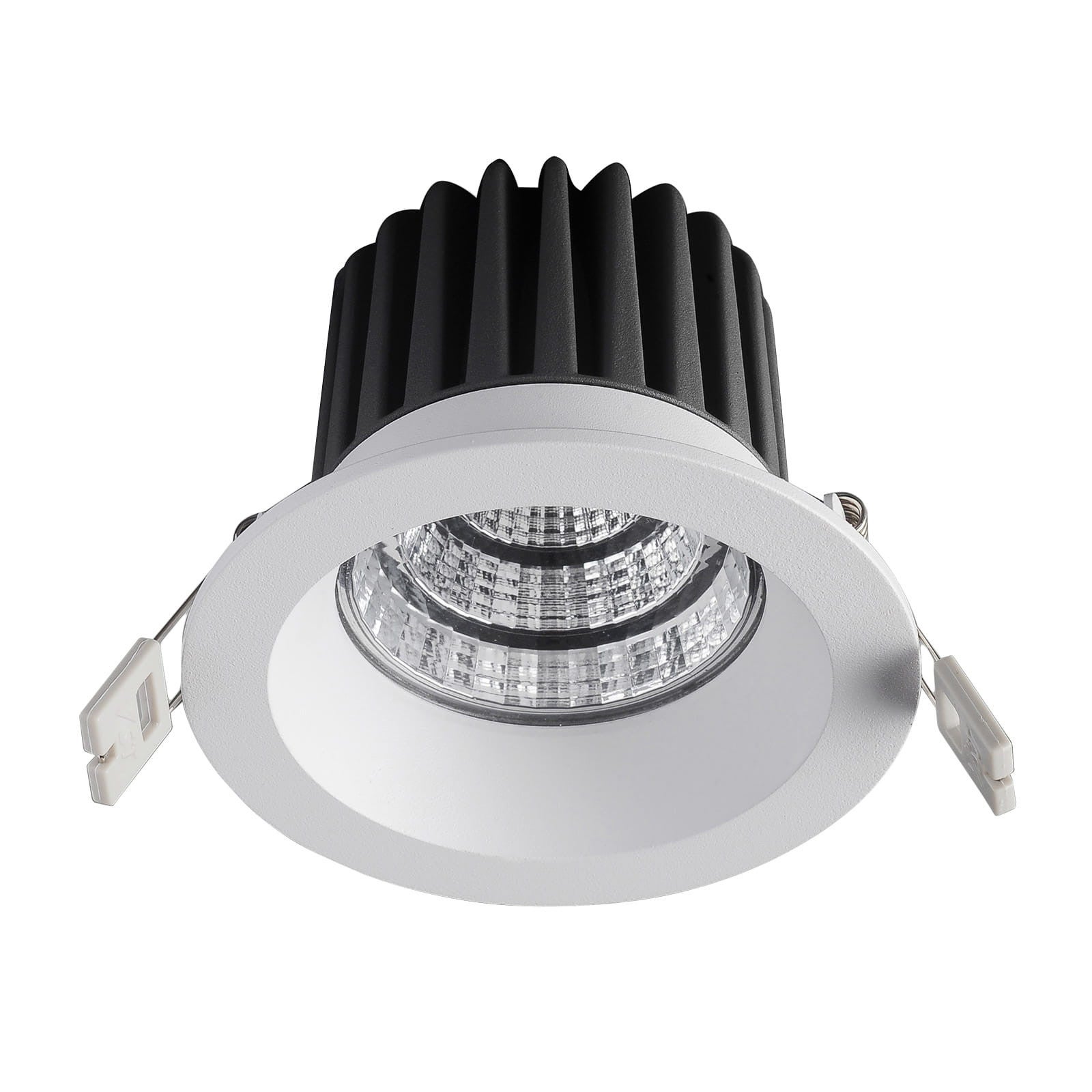 Oprawa stropowa sufitowa wpuszczana Tengo biała LED 24W 3000K 3640lm wym: 10,4 x 13,6 x 13,6 cm okrągła Italux