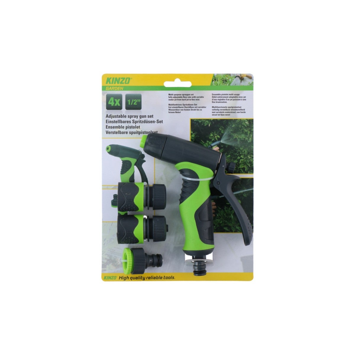Kit de pistola de riego y conexiones de 3 1/2