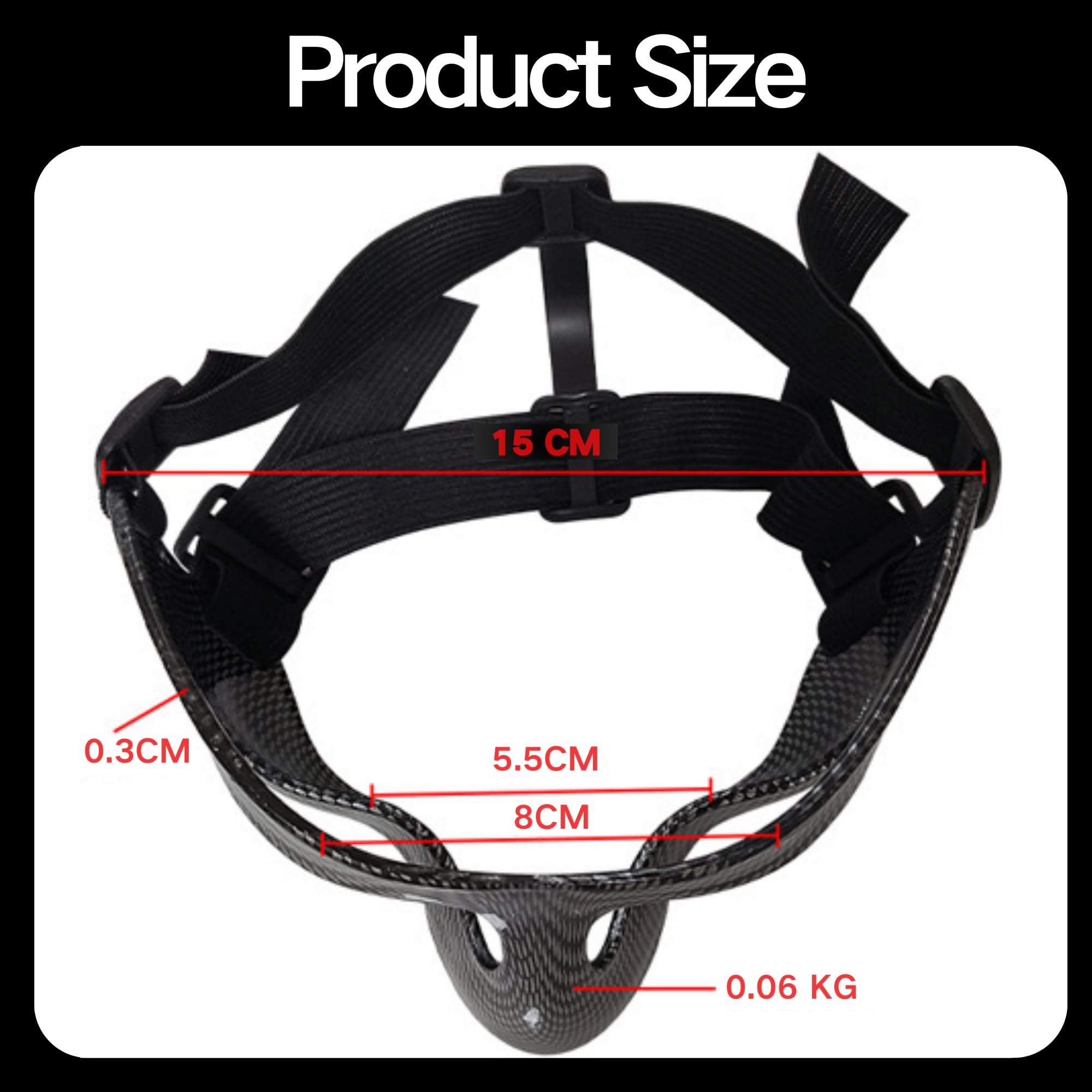 Masque de Protection Nez, Protège-Nez pour Nez Cassé - 5