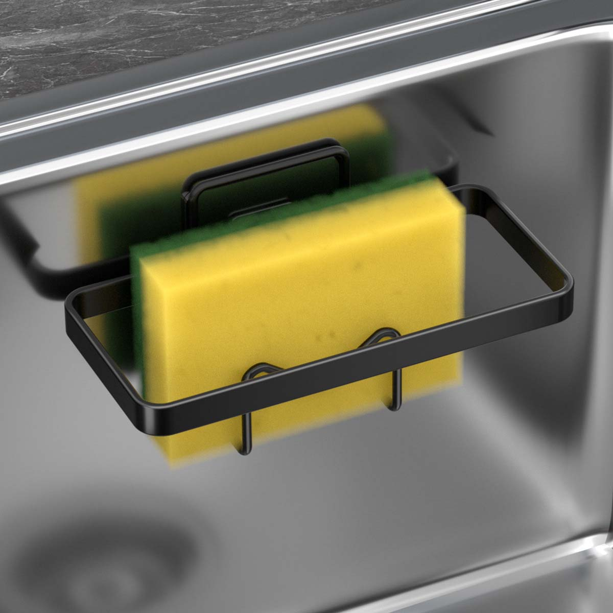 Generico Porta Spugna Da Cucina In Acrilico – 4,6x4x3 Cm, Drenaggio Efficiente, Senza Foratura, Per Lavello E Bagno