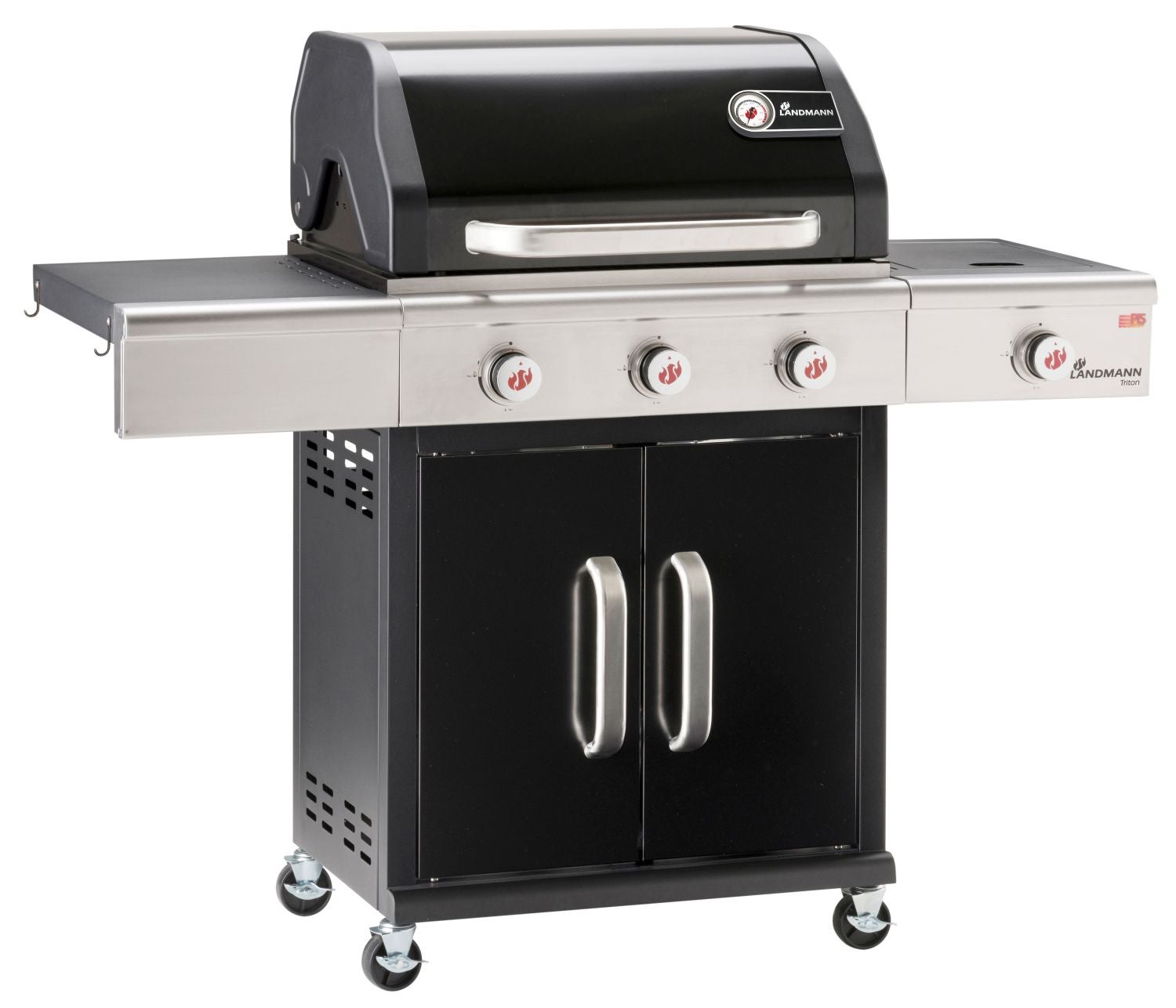 Grill gazowy TRITON PTS 3.1 Czarny Landmann - 12942 / 13849