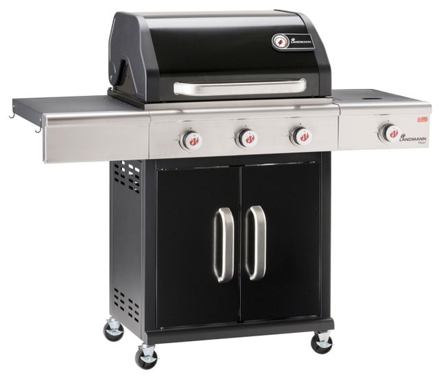 Grill gazowy TRITON PTS 3.1 Czarny Landmann - 12942 / 13849
