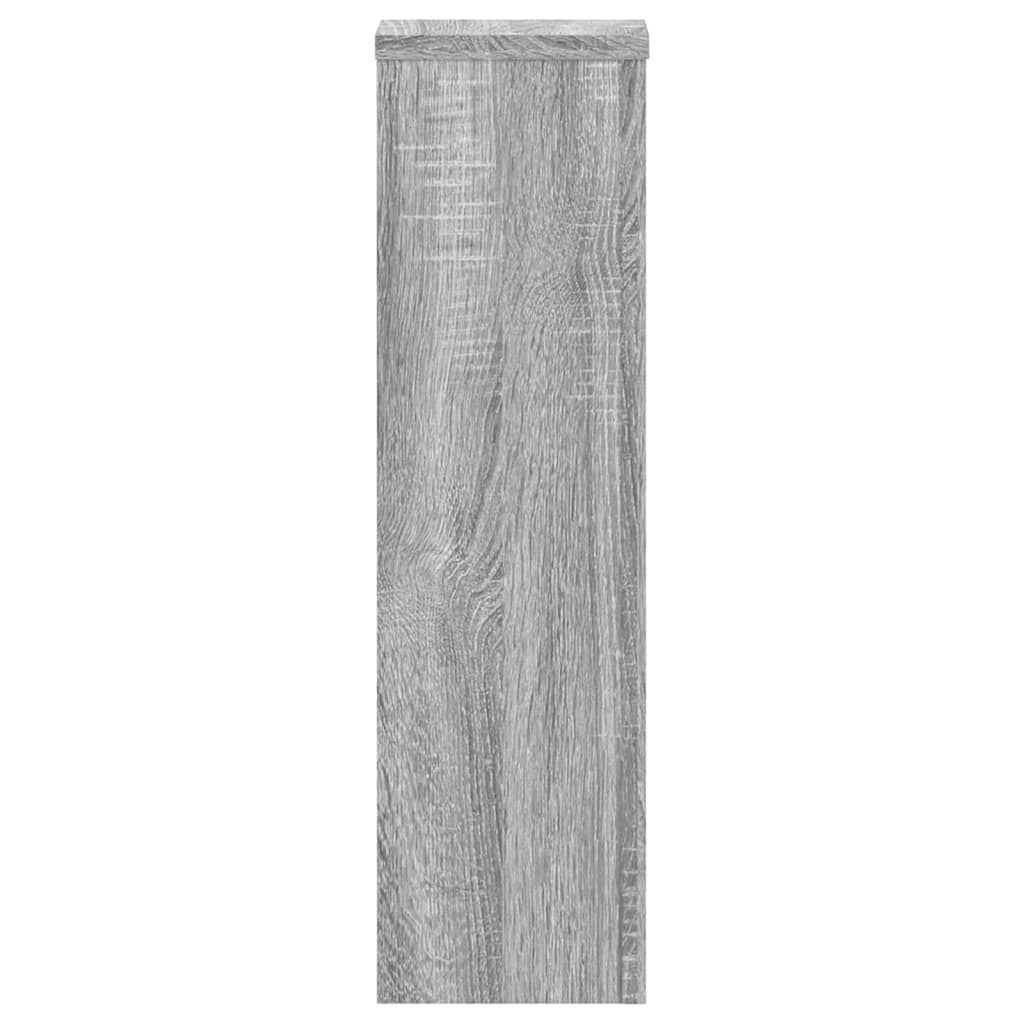 Supports pour plantes 2 pcs sonoma gris bois d'ingénierie - 5