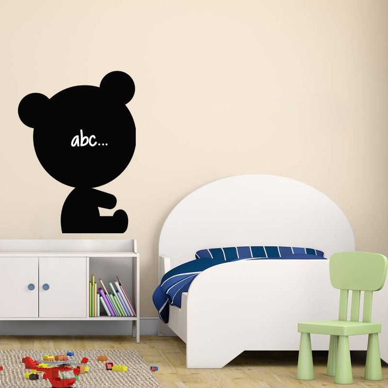 Adesivo ardesia Teddy design - Sticker adesivo - adesivi murali - 135x100cm - 3