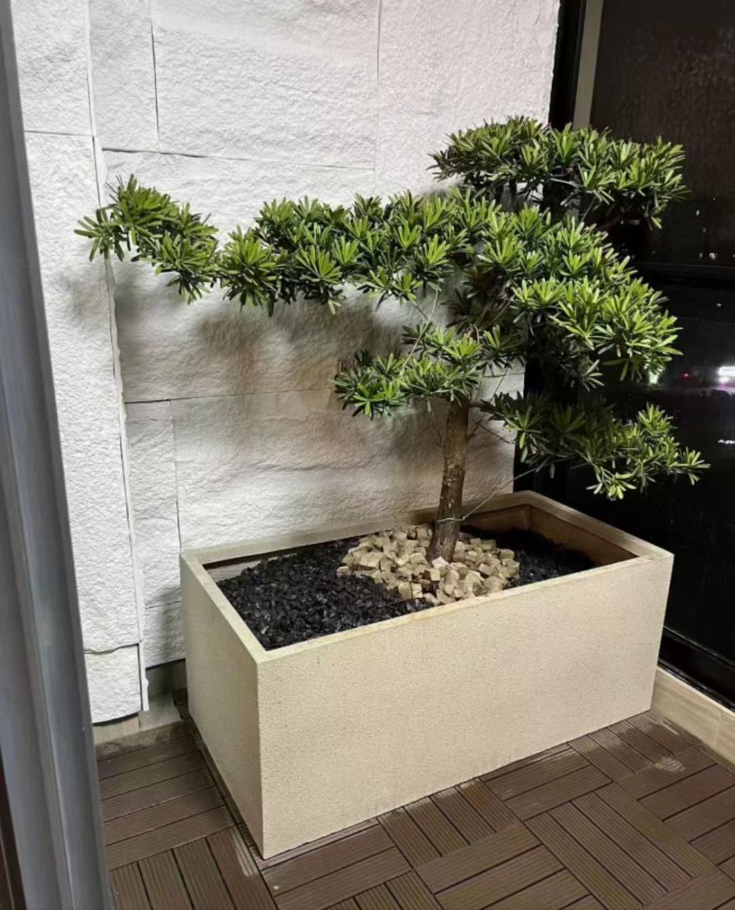 Panneau Décoratif Snow Rockstone en Polyuréthane - Effet Roche 3D - 120x60x3 cm - 9