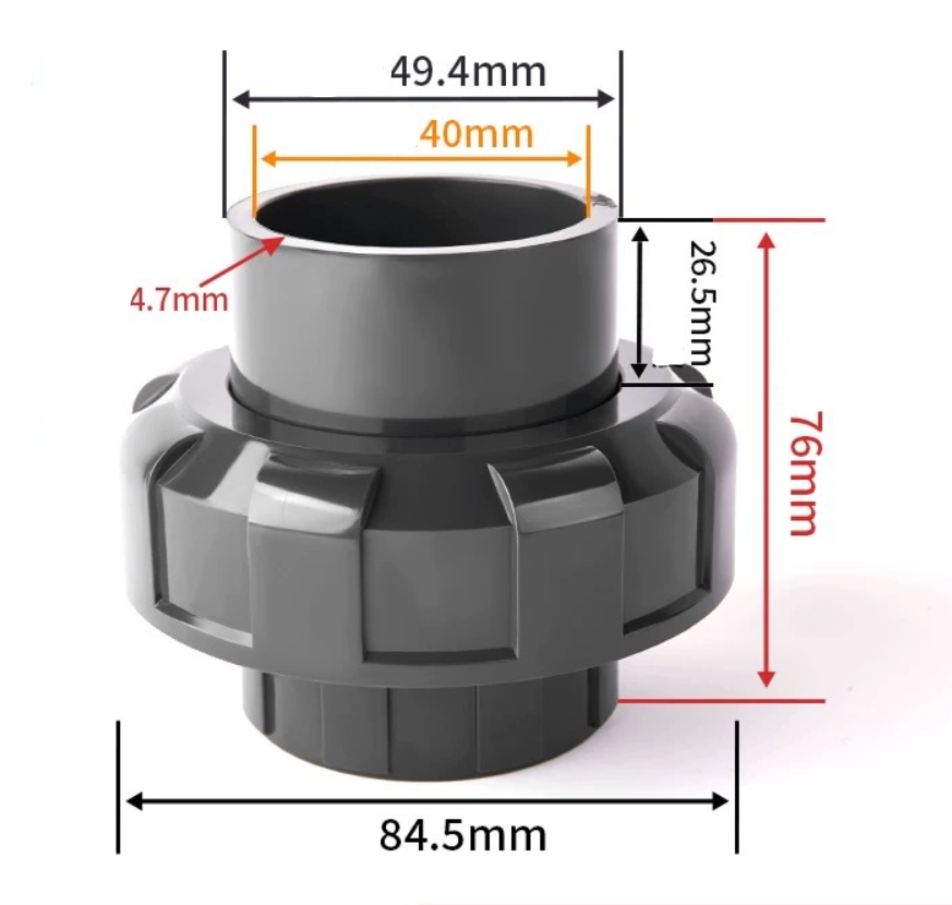 LASCO 15-1635 - Adattatore per tubo in PVC con filettatura femmina da 3/4 e filettatura maschio 1/2