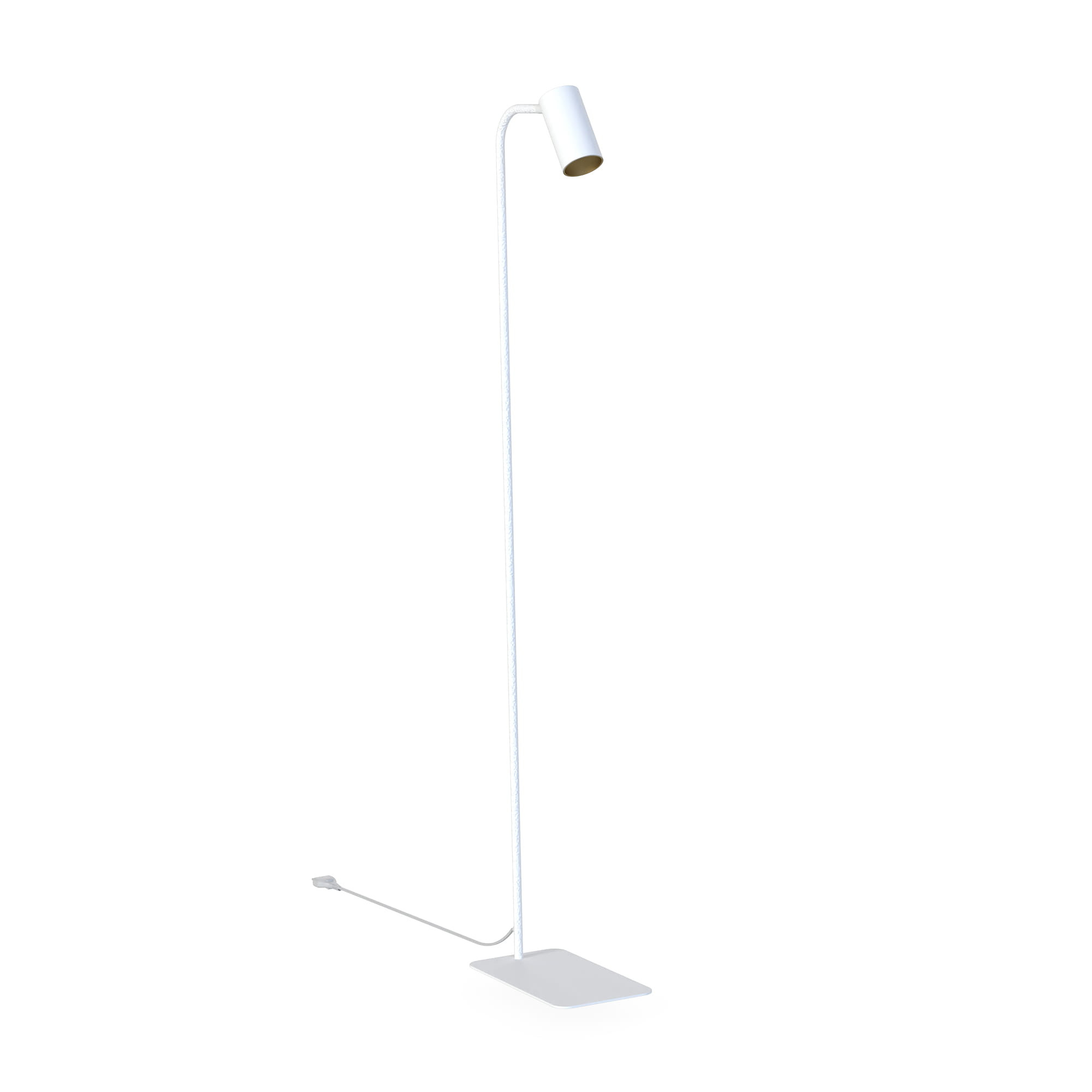 Lampa podłogowa stojąca Mono biała 1xGU10x10W wym: 130 x 24 x 27 cm metal Nowodvorski Lighting
