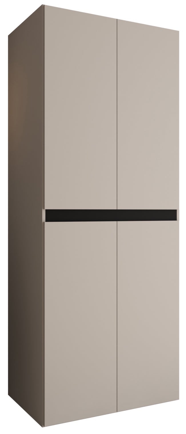 Szafa uchylna otwierana SALSA 80 x 52 x 203 cm kaszmir Abiks Meble