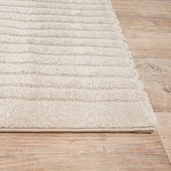 the carpet Elisa tapis de salon moderne, design géométrique, haute densité de velours et agréablement doux, Beige, 200 x 280 cm - 6