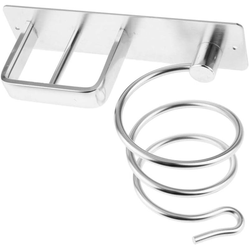 Stojak aluminiowy bez wiercenia 13,5 x 22,5 x 10,5 cm srebrny