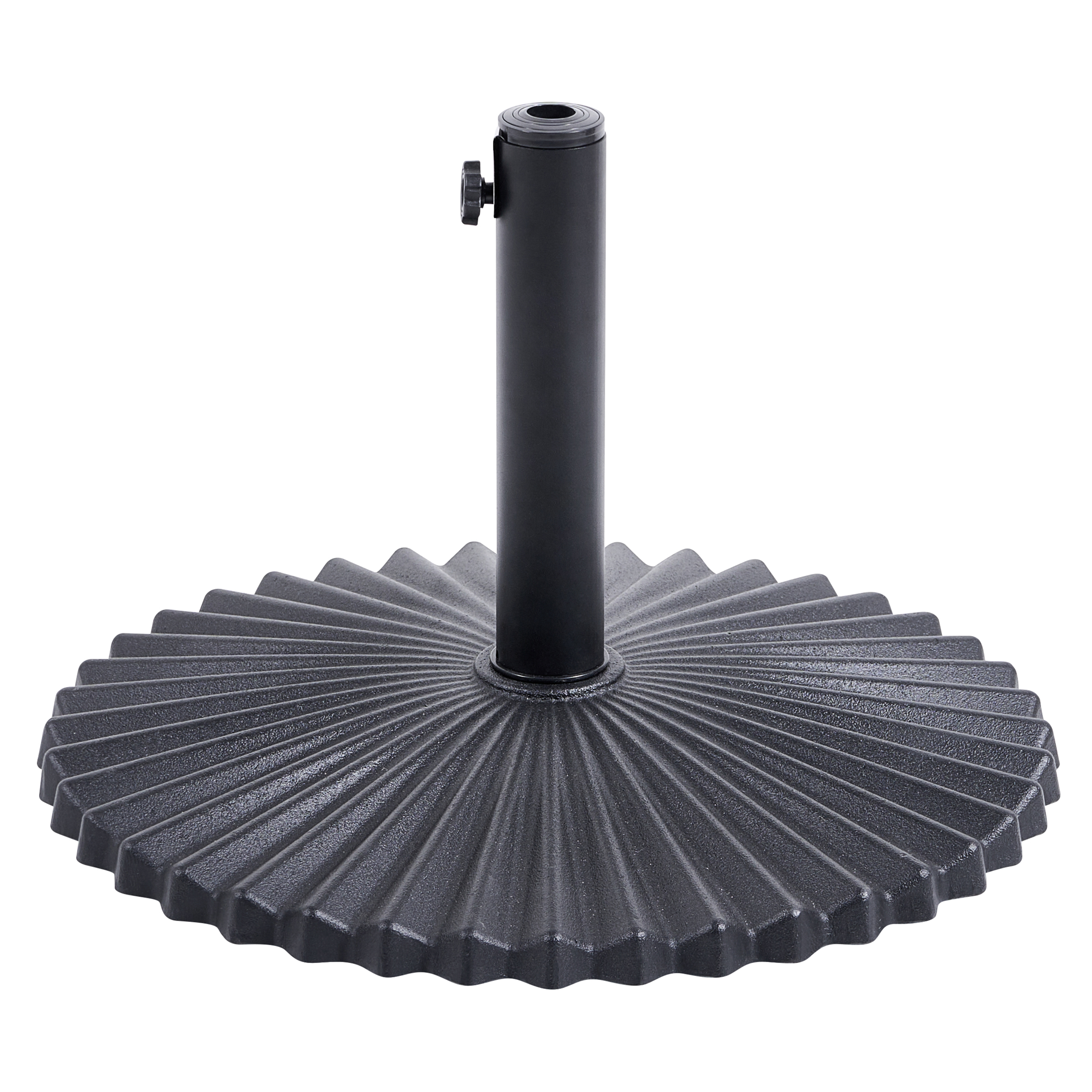 Suport umbrelă CAREZZA Negru Rotundă 21 kg