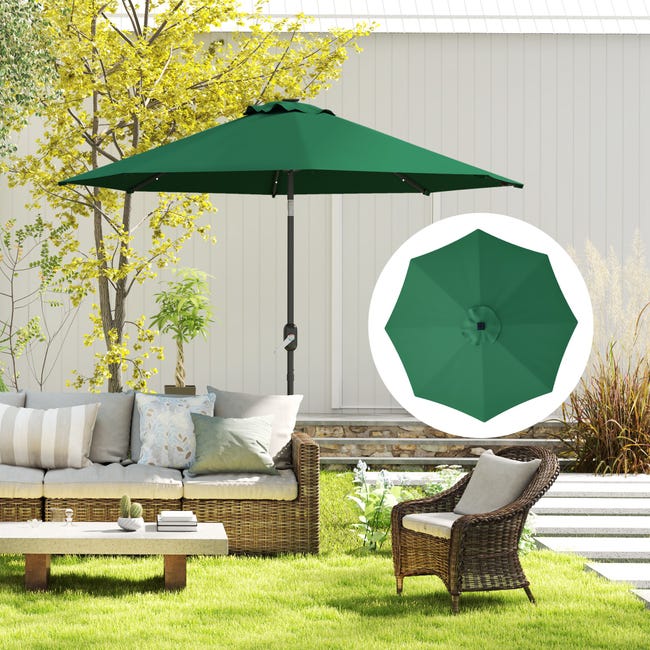 Telo Di Ricambio Per Ombrellone San Marco 4x3 Mt - Impermeabile, Anti-UV, 8 Stecche, 180 Gr/mq - Foto 5