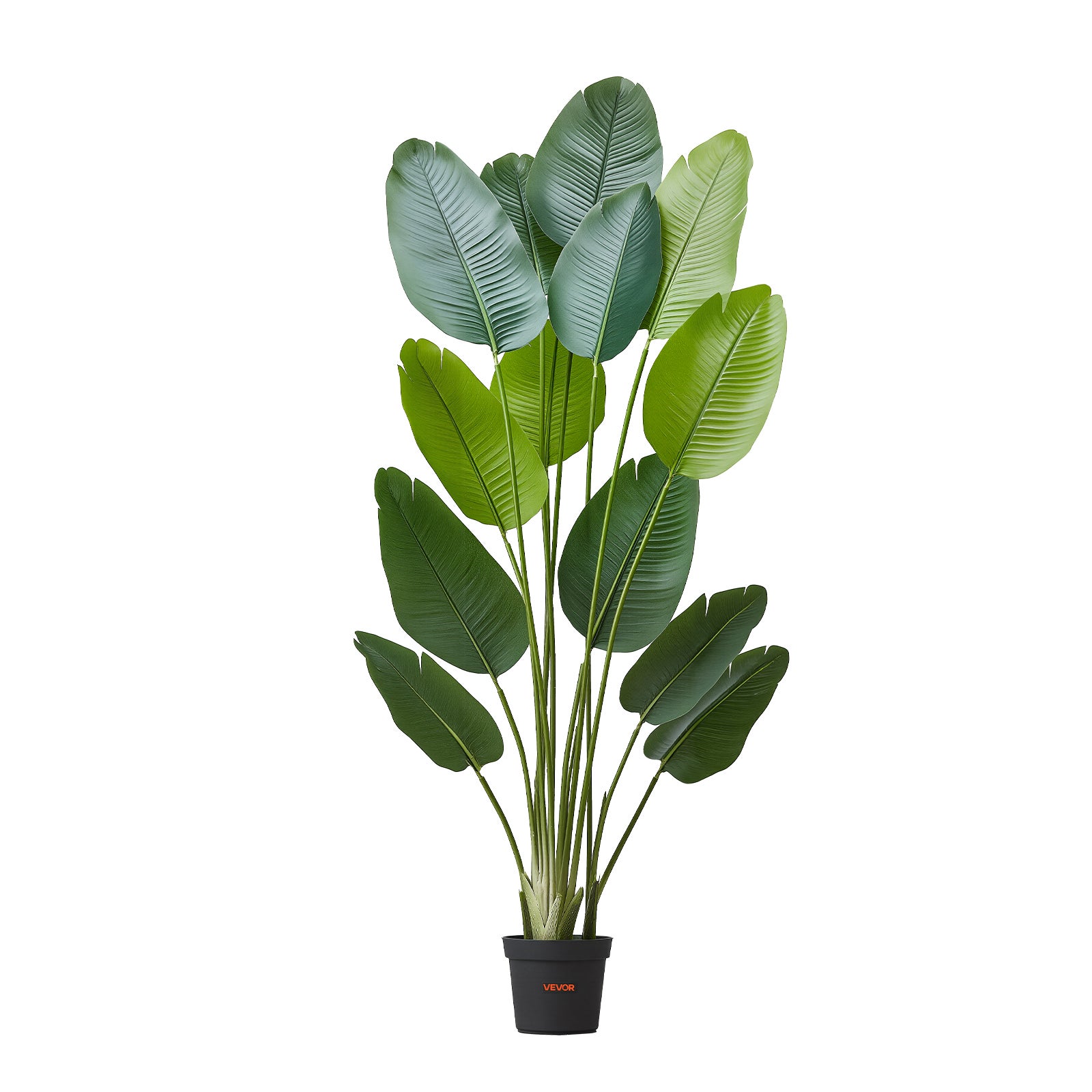 Ave del Paraíso Artificial 1,8 m VEVOR, Planta Tropical en Maceta con Hojas PE para Salón, Oficina e Interior - 9