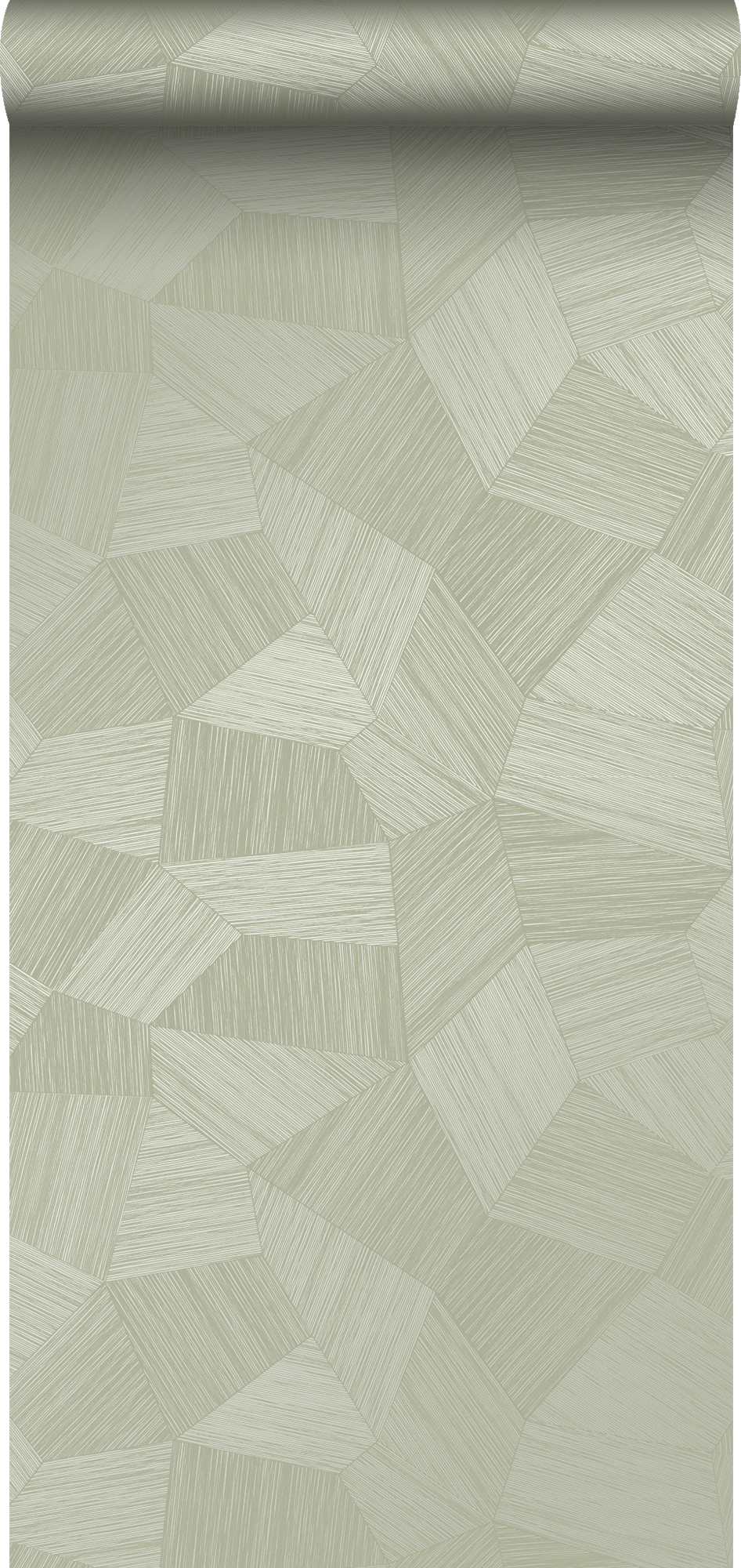 Papel pintado 3d gráfico verde grisáceo claro - 0.53 x 10.05 m - origin wallcoverings