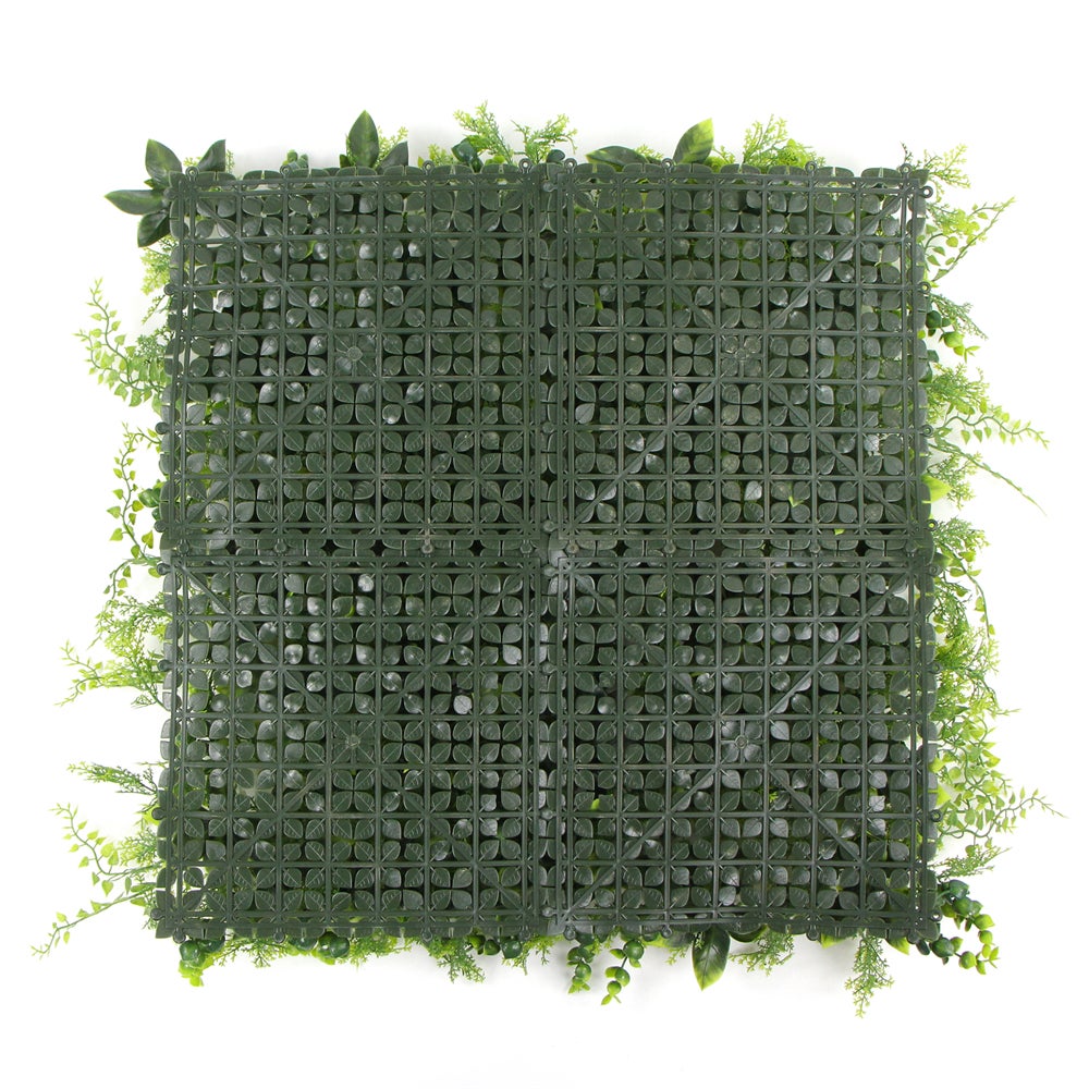 Tahiti | FOLY - 50 x 50 cm - Parete verde verticale artificiale per interni e esteri - Garanzi UV 5 anni - JIVANA - 5