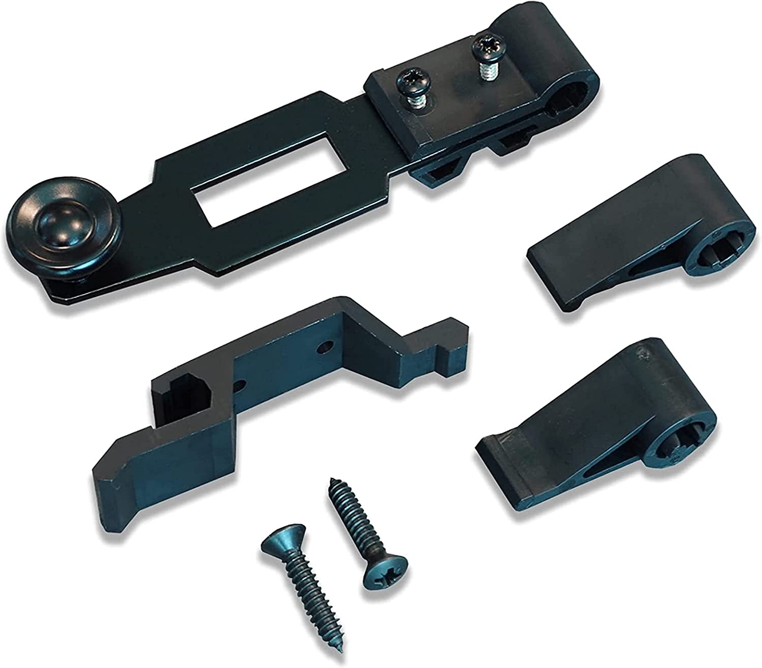 Espagnolette, Noir, Système de Fermeture pour Volet Battant - 4