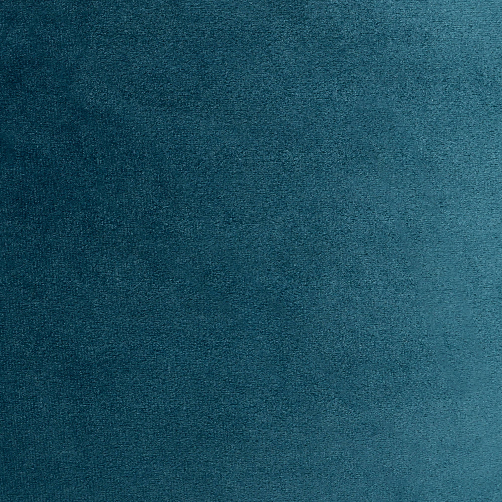 Pouf rond Icon velours bleu canard, 55x55cm - 5