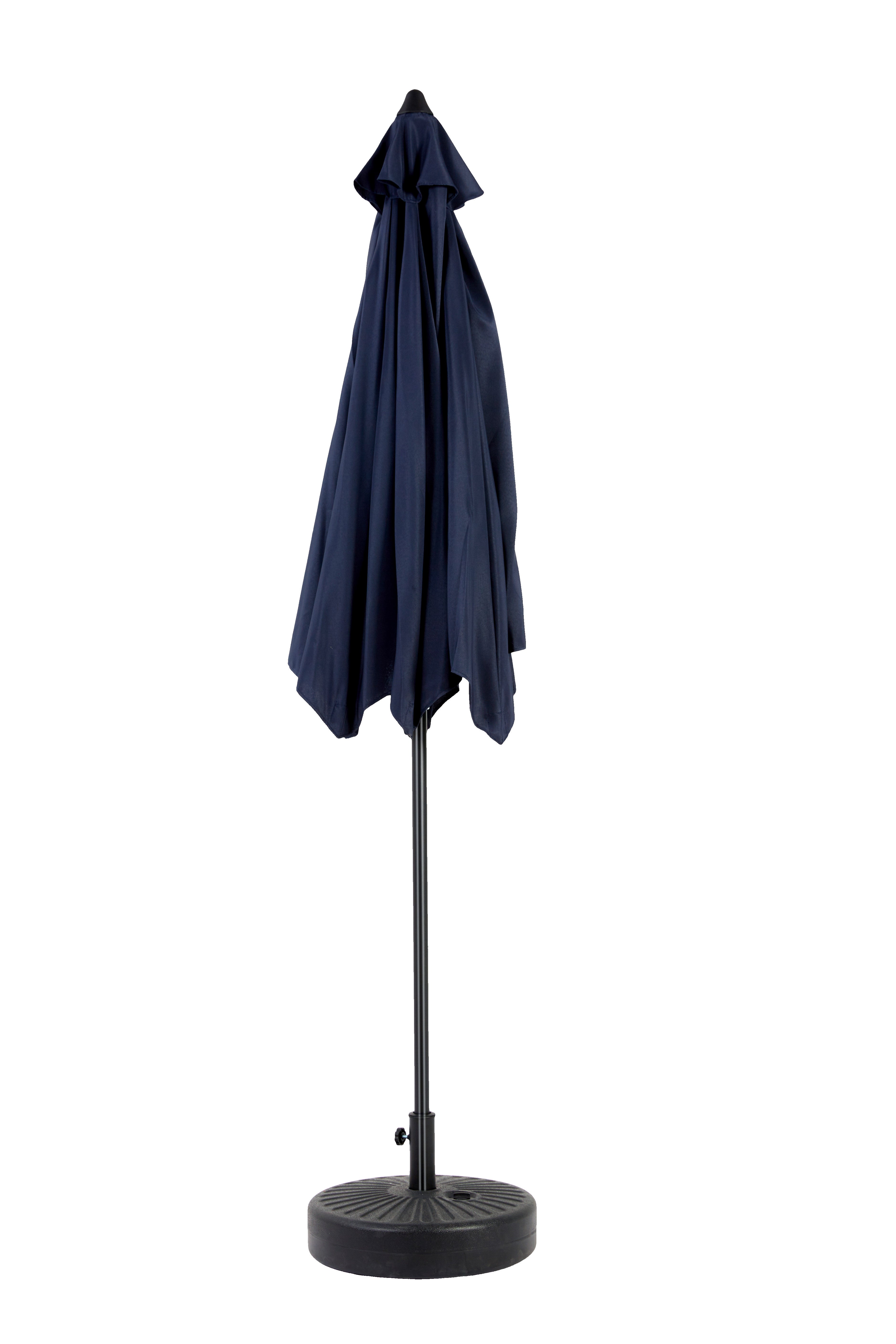 Parasol de jardin, parasol de balcon, parasol de soleil, rond, hauteur 250 cm, surface de couverture : 264 cm, système de manivelle (sans la base) - 2