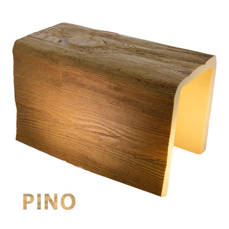 Decoracion Poliuretano  Viga De Imitación Madera Color Pino 18X21,5X300 Cm Fabricada En Poliuretano , Leroy Merlin