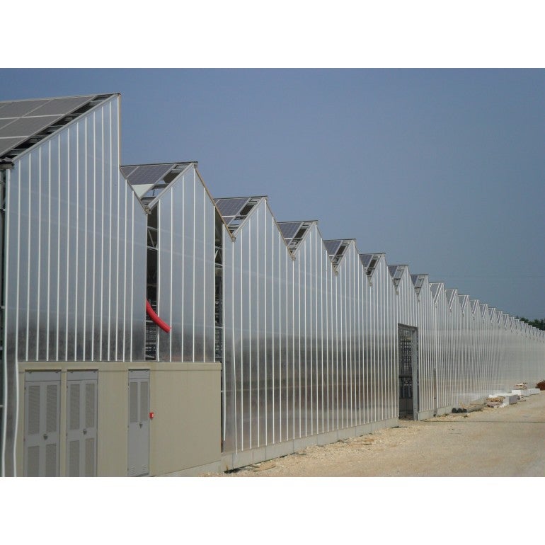 ezooza Plaque polycarbonate alvéolaire double paroi 200 x 98 cm épaisseur 10 mm Transparent - 2