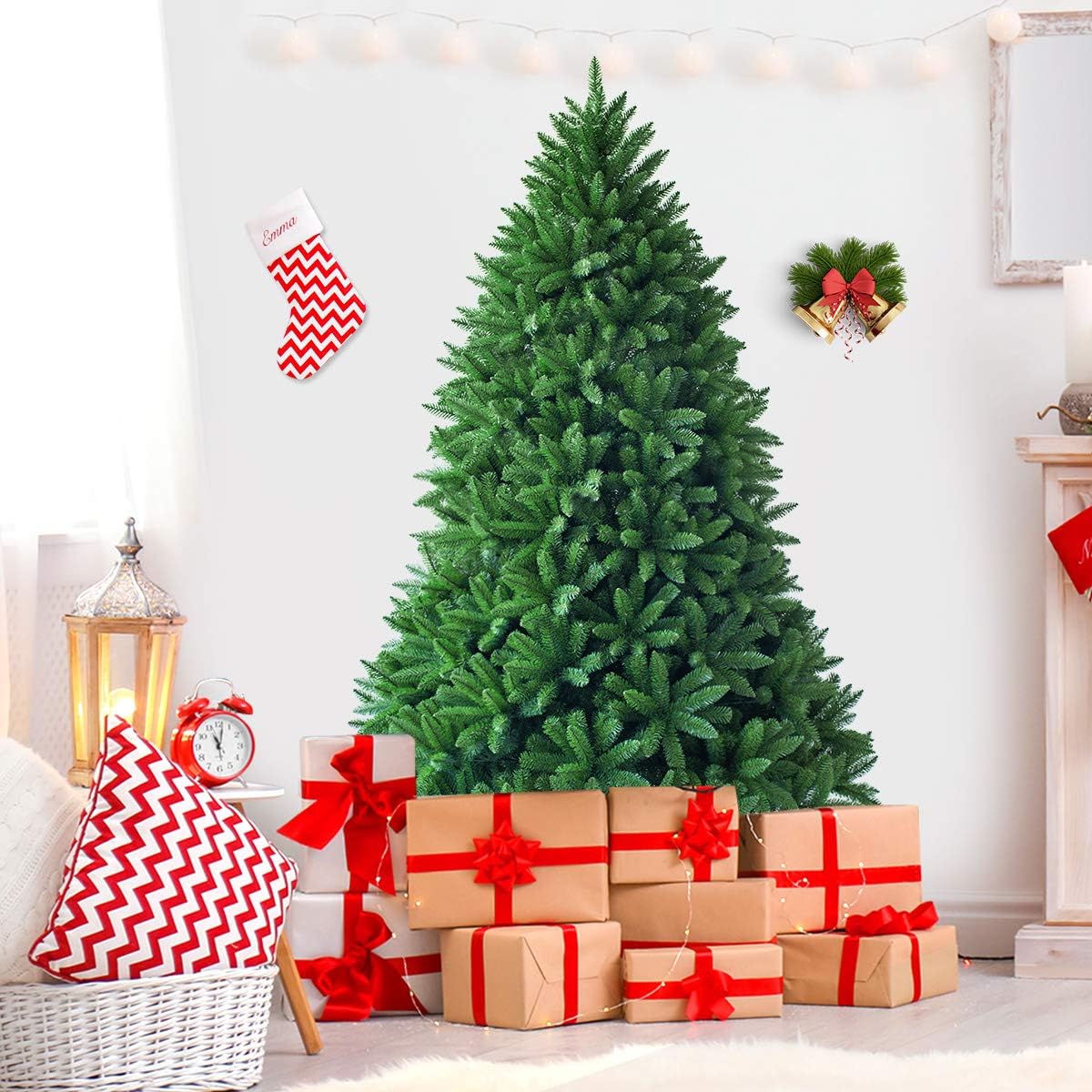 Sapin de Noël Artificiel 180 CM, 1250 Branches, Matériel PVC Arbre de Noël - 7