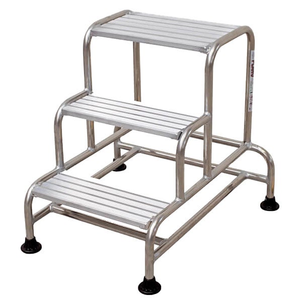 Marchepied aluminium - 3 marches - Hauteur atteignable de 2.75m - PL3