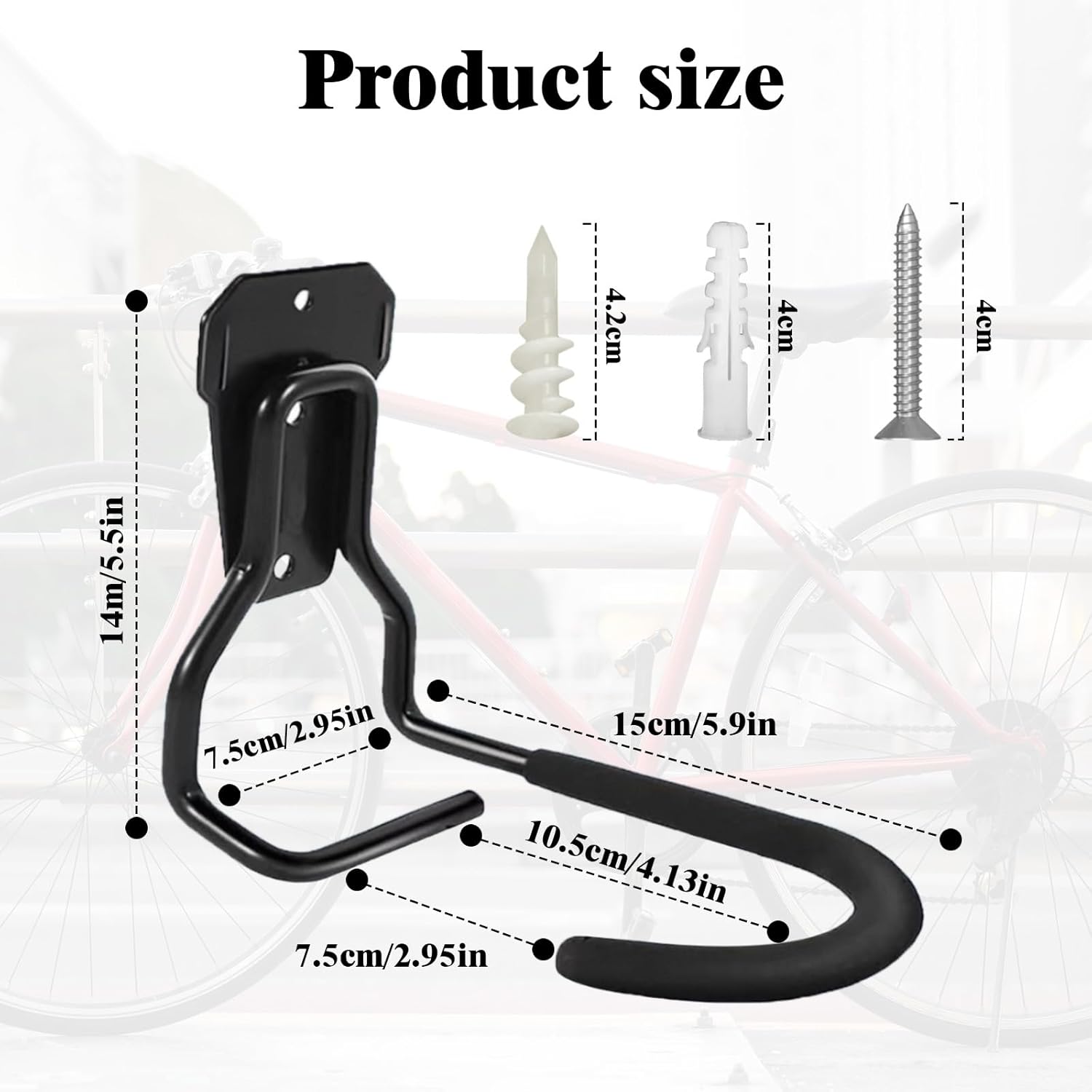 4x Portabici Da Tetto, Portabiciclette Con Barra In Alluminio E Chiusura A Chiave Tour Amos - Foto 11