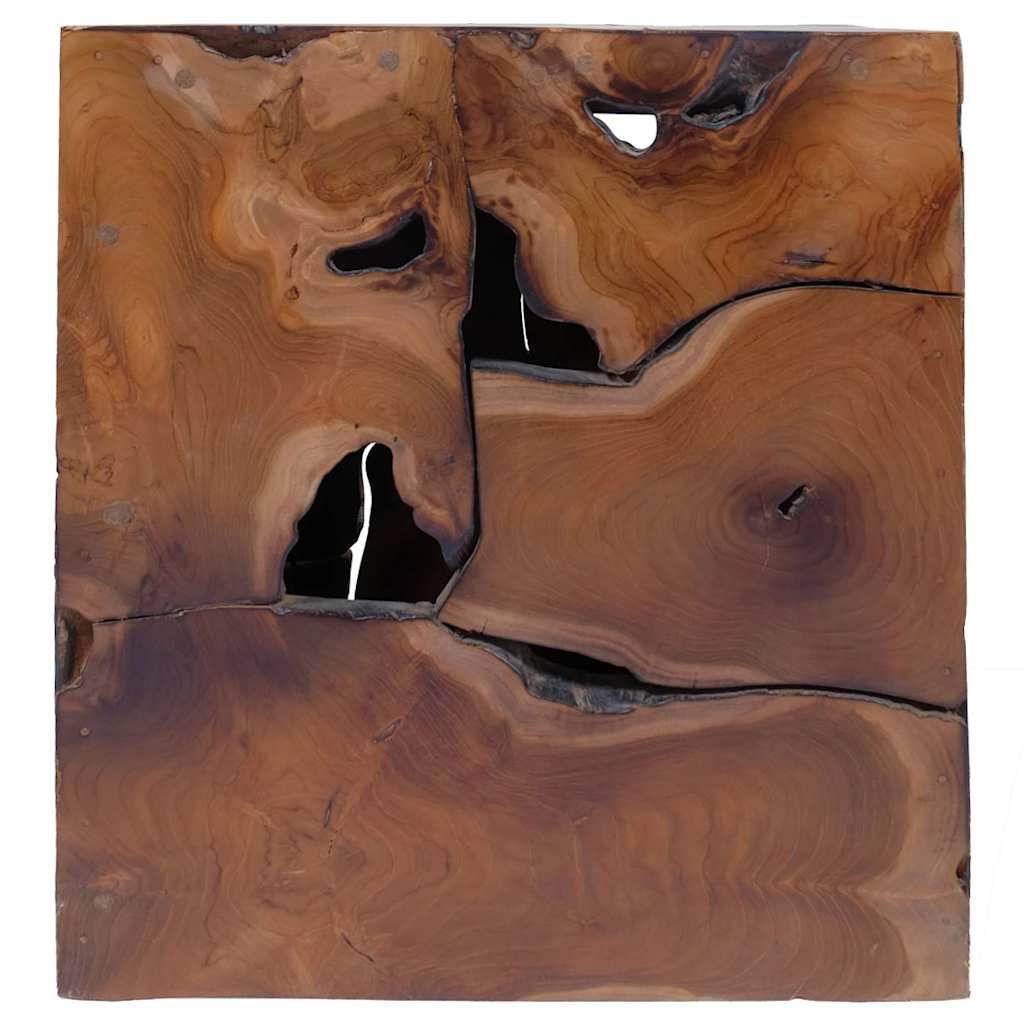 Sgabello in Legno Massello di Teak vidaXL - 4